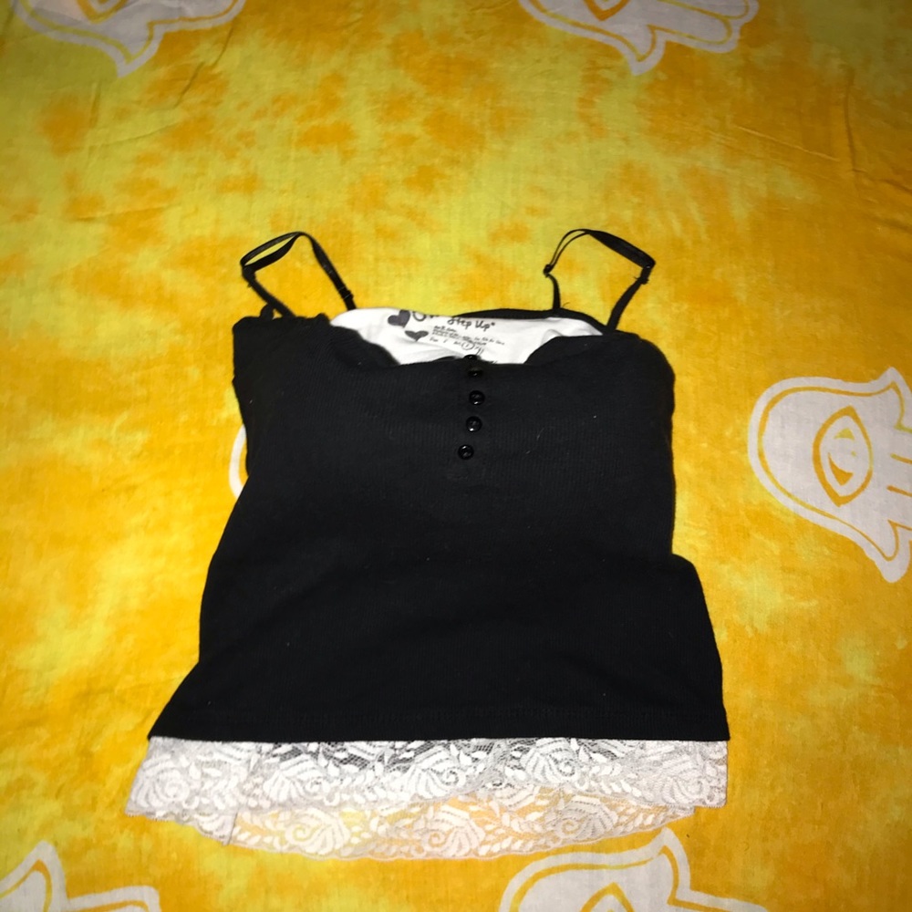 cropped tank w/ bra